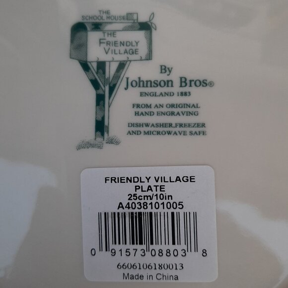 Johnson Bros Friendly Village 10 inch Dinner Plate - Picture 4 of 5